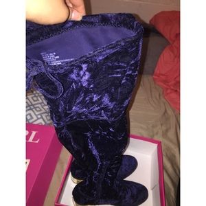 Navy Blue ThighHigh boots